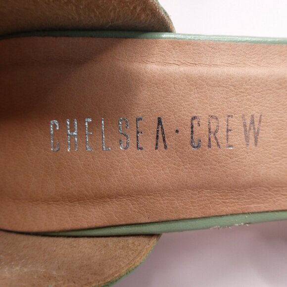 Chelsea Crew Zest Biege Green Retro Gatsby Pumps Heels Womens 39 US 8-8.5 - Picture 12 of 13